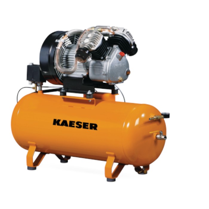 KAESER Kolbenkompressor EUROCOMP EPC.2 440-100 manueller Kondensatablass