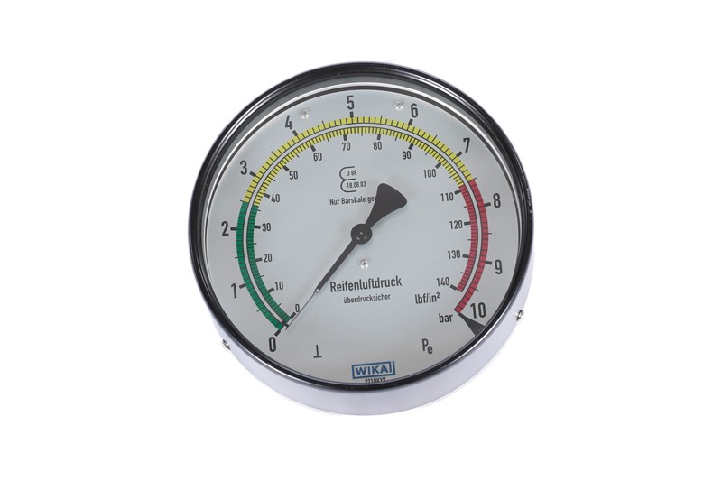 Bourdon tube pressure gauge