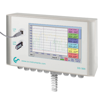[0500 5000] CS INSTRUMENTS Intelligent paperless recorder model DS 500 with 4 sensor inputs