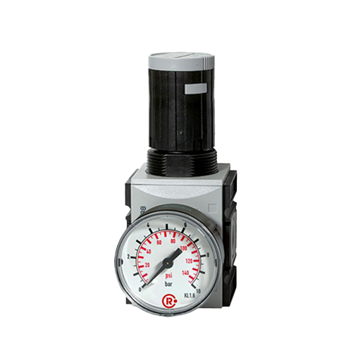 RIEGLER Präzisionsdruckregler »FUTURA«, mit Mano, BG 2, G 3/8, 0,5-8 bar