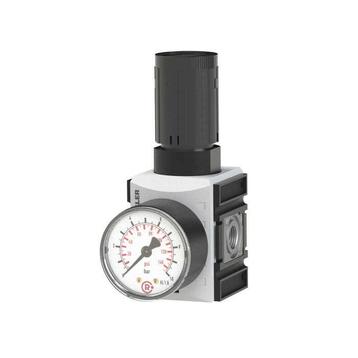 [156642] Riegler Precision pressure regulator »FUTURA«, Size 1, G 1/4, 0.5-16 bar