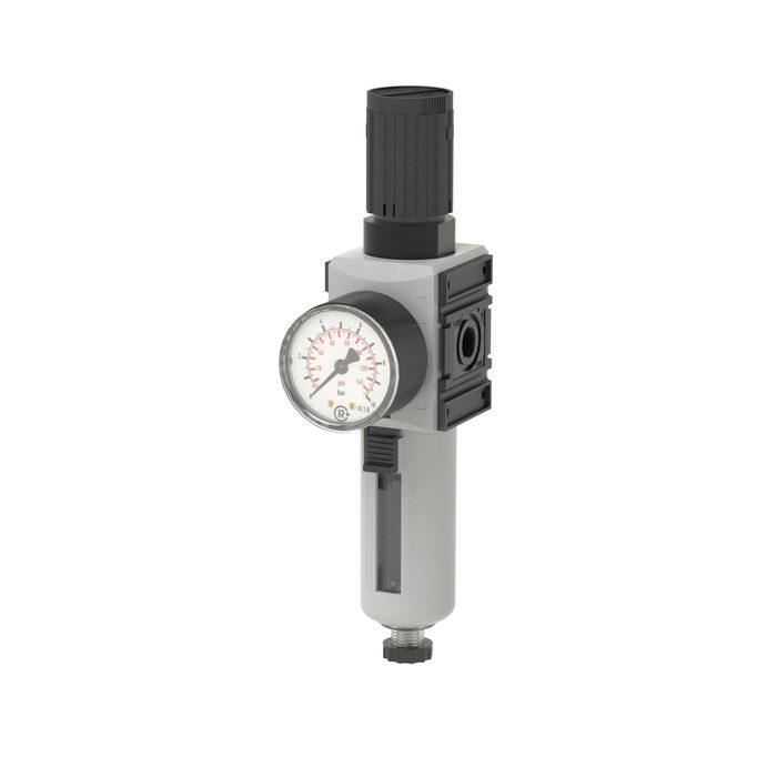 [151764] RIEGLER Filterregler »FUTURA«, PC, SK, Mano, BG 1, G 1/4, 0,1-1 bar, HA
