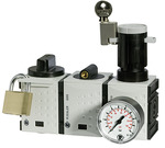RIEGLER Wartungsstation SAFETY »FUTURA«, KH-AV-DR, BG 1, G 1/4, 2,5-8 bar