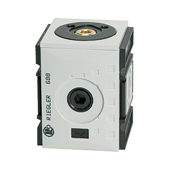 RIEGLER Distributor »FUTURA«, Size 1, G 1/4, Outlets 3 x G 1/4