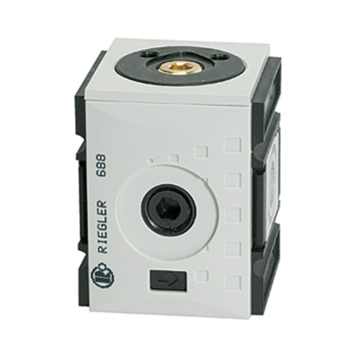 [100279] RIEGLER Verteiler »FUTURA«, BG 4, G 1, Abgänge 2 x G 3/4