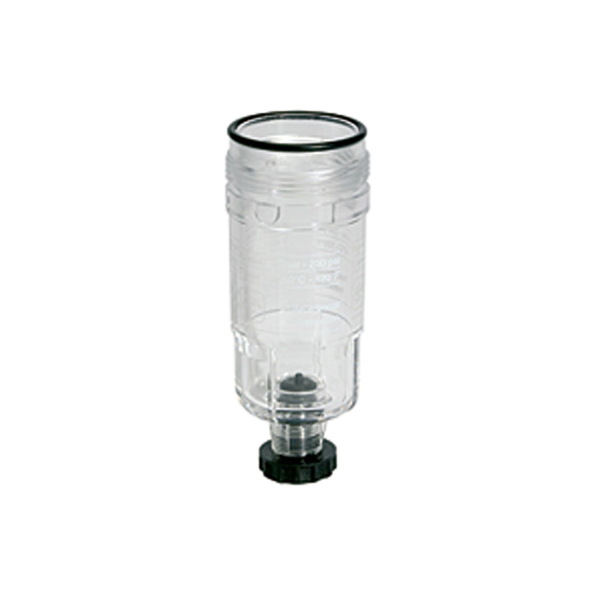 RIEGLER Polycarbonate container, incl. NBR O-ring 30x2