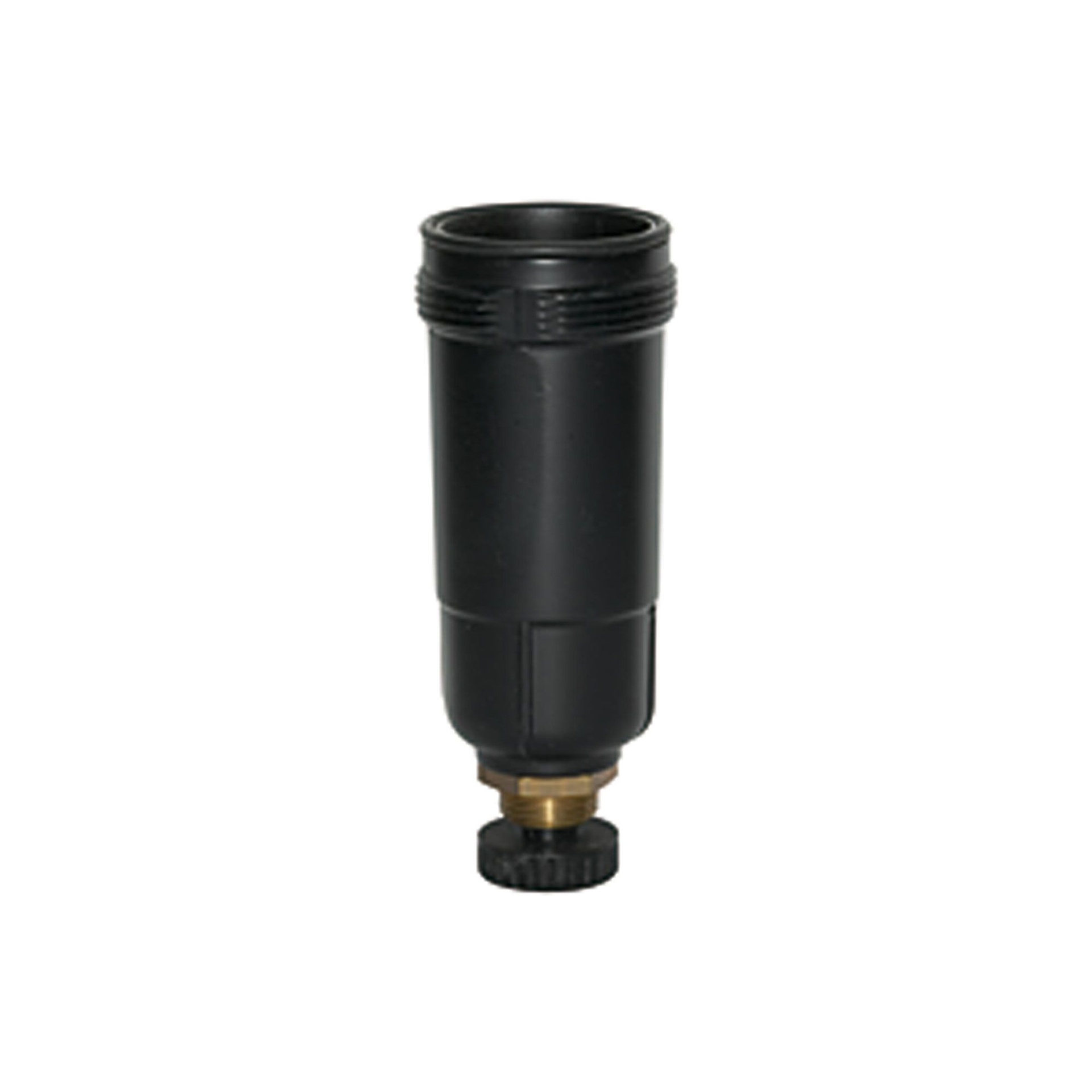 RIEGLER Metal container, incl. NBR O-ring, with semi autom. bleeder valve