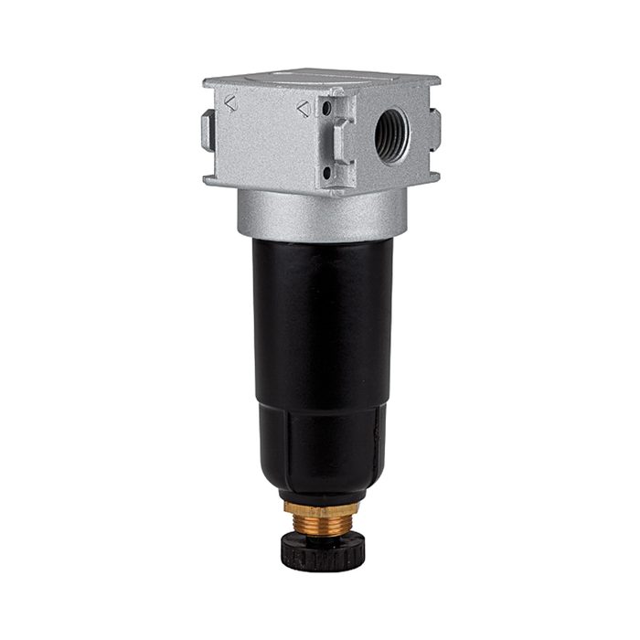 [100365] RIEGLER Filter »multifix-mini«, mit Metallbehälter, 5 µm, BG 0, G 1/8