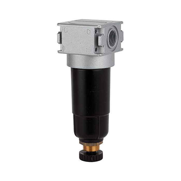 [100370] RIEGLER Vorfilter »multifix-mini« mit Metallbehälter, 0,3 µm, BG 0, G 1/8