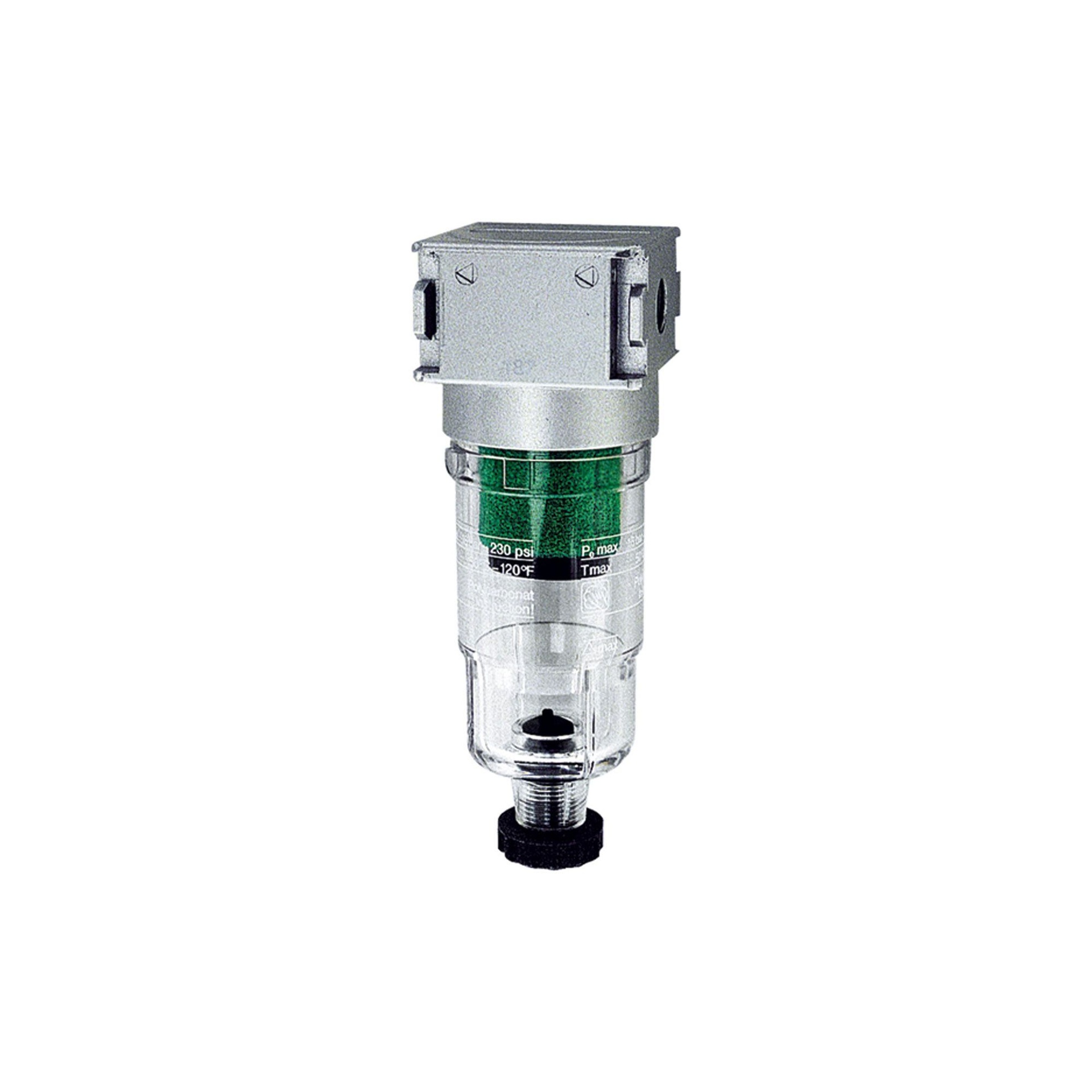 RIEGLER Mikrofilter »multifix-mini« mit PC-Behälter, 0,01 µm, BG 0, G 1/8