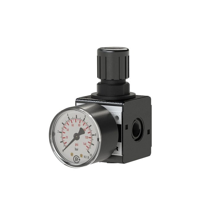 [100418] RIEGLER Druckregler »multifix«, inkl. Manometer, BG 1, G 1/4, 0,5-16 bar
