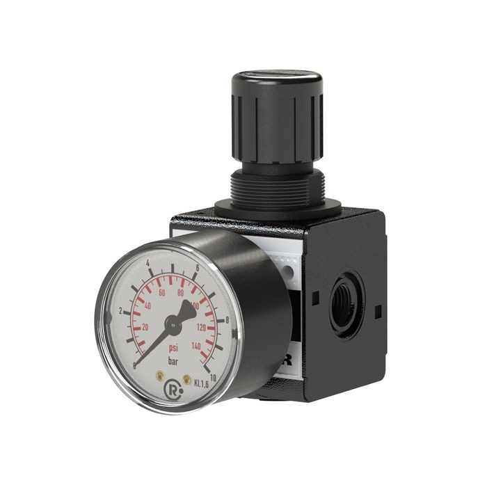 [100451] RIEGLER Druckregler durchg. Druckvers. »multifix«, BG 3, G 1/2, 0,1-3 bar