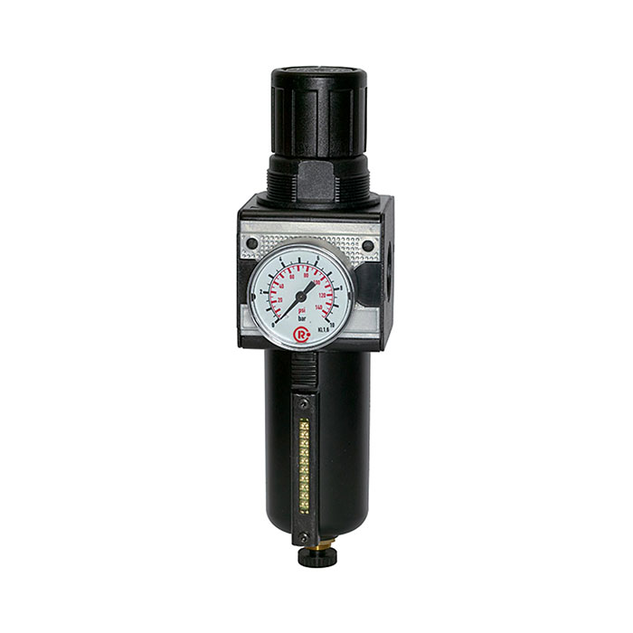 [100496] RIEGLER Filterregler »multifix«, Metallbehälter u. Sichtrohr, BG 3, G 3/4