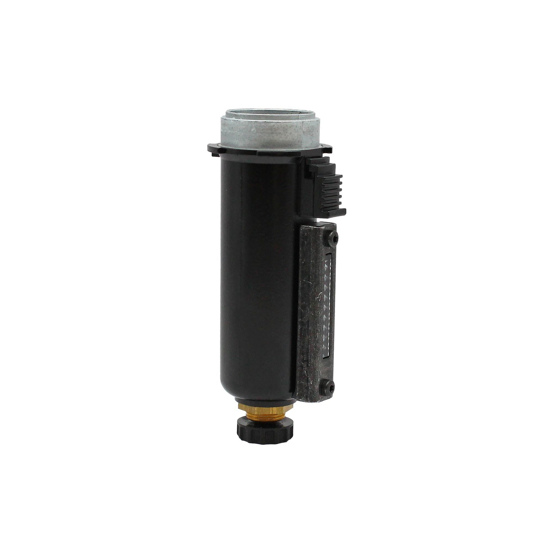 [100498] RIEGLER Metal container with viewing tube, incl. O-ring