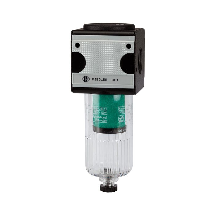 [100534] RIEGLER Microfilter »multifix« with PC container, 0.01 µm, Size 3, G 1/2