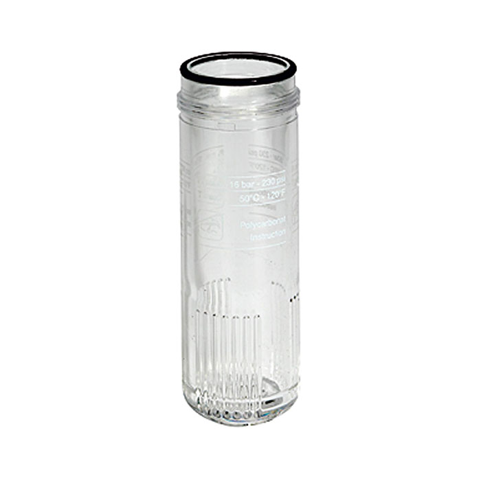 RIEGLER Polycarbonatbehälter, inkl. O-Ring, für »multifix«, BG 3 und BG 5