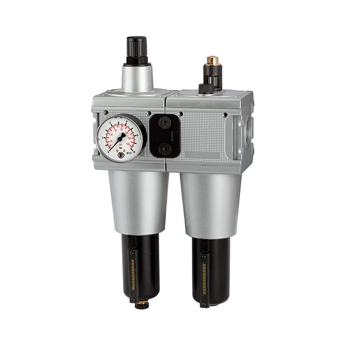 [100580] RIEGLER Wartungseinheit 2-tlg. »multifix« mit Metallbehälter, BG 5, G 1