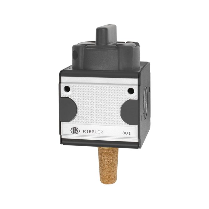 [100614] RIEGLER Ball valve 3/2-way »multifix«, lockable, Size 3, G 3/4