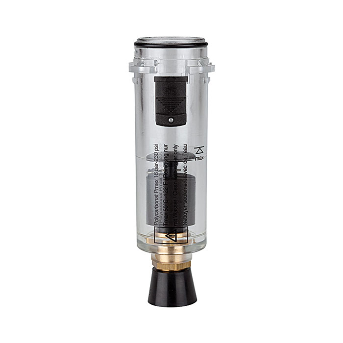 RIEGLER PC container, Automatic bleeder valve (integrated design)