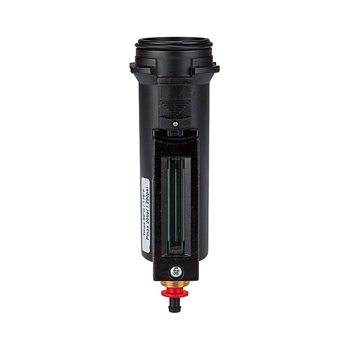 RIEGLER Metal container incl. viewing tube, Automatic bleeder valve