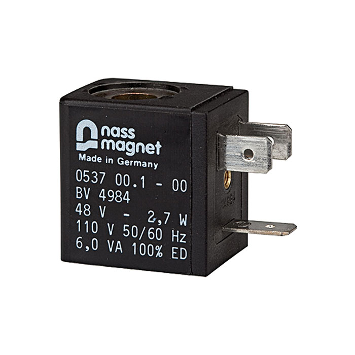 RIEGLER Solenoid coil 110 V AC, 50 Hz, for switch valve (3/2-way valve)