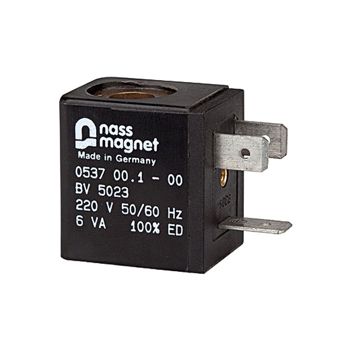 RIEGLER Solenoid coil 230 V AC, 50 Hz, for switch valve (3/2-way valve)