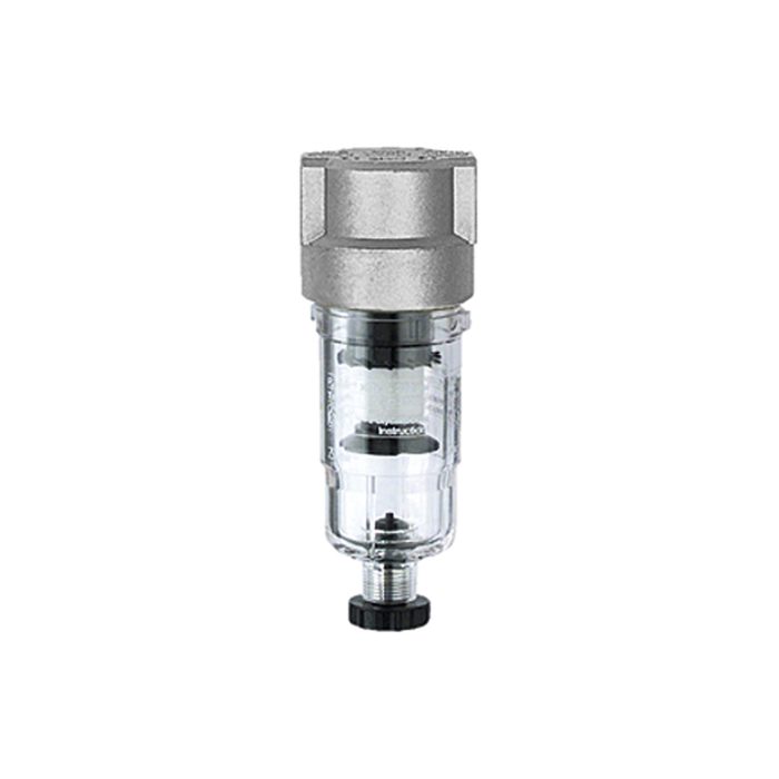 [100786] RIEGLER Filter »Standard-mini«, Polycarbonatbehälter, 8 µm, BG 0, G 1/8