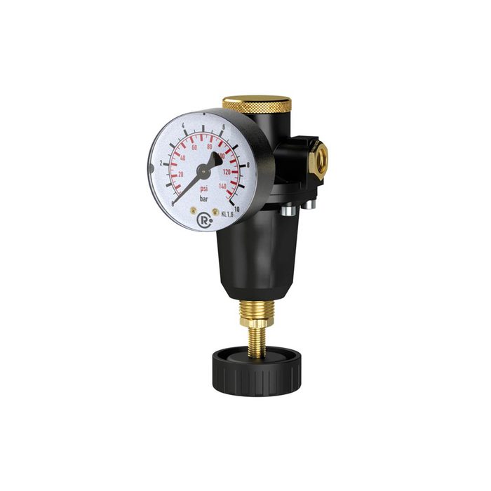 [100884] RIEGLER Konstantdruckregler inkl. Manometer, BG 2, G 1/2, 0,5 - 16 bar