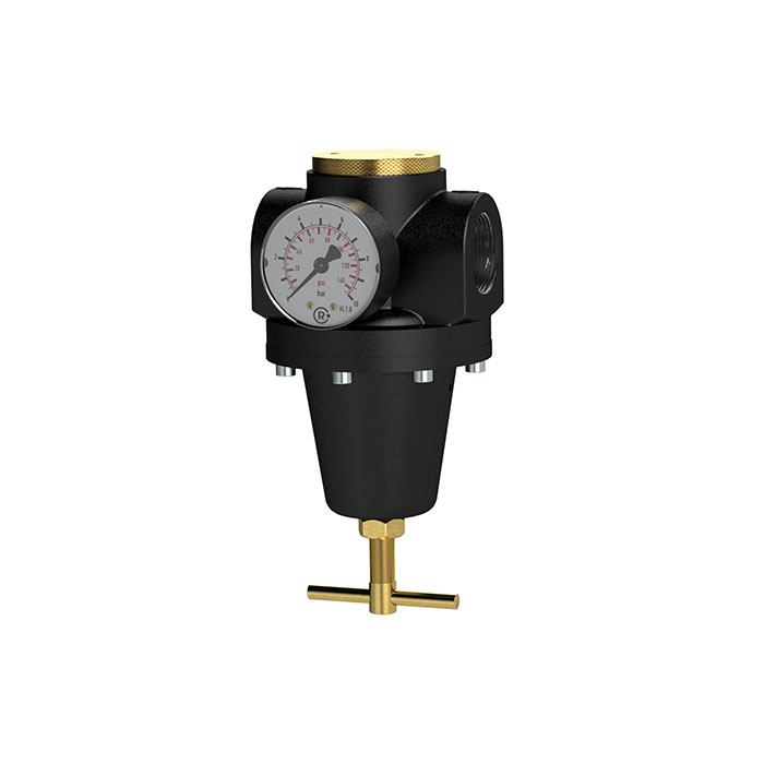 RIEGLER Konstantdruckregler inkl. Manometer, BG 4, G 1 1/4, 0,5 - 6 bar