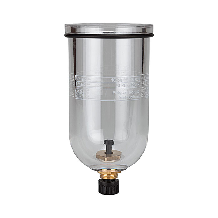 [100946] RIEGLER Polycarbonatbehälter, für Filterregler/Filter »Standard«, BG 2