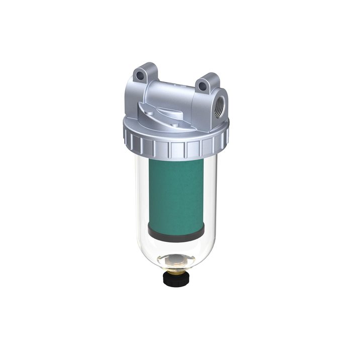 [100990] RIEGLER Spezialfilter »Standard«, mit PC-Behälter, 0,01 µm, BG 2, G 3/8