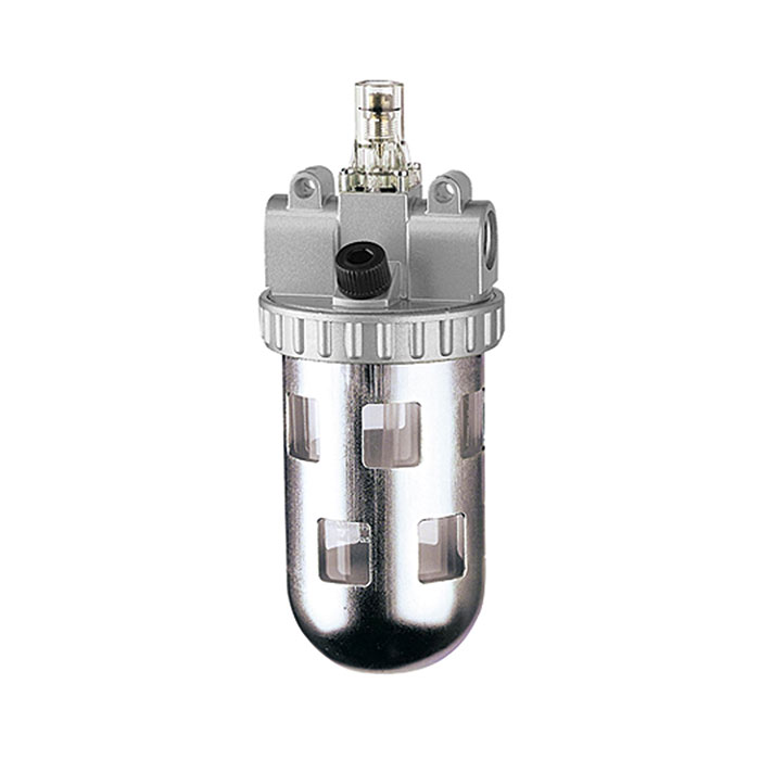 RIEGLER Mist oiler »Standard«, PC container, Prot. cage, Size 3, G 1/2