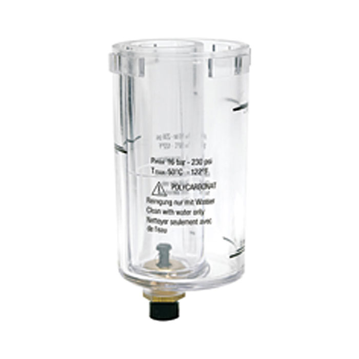 RIEGLER Plastic container with bleeder valve and O-ring
