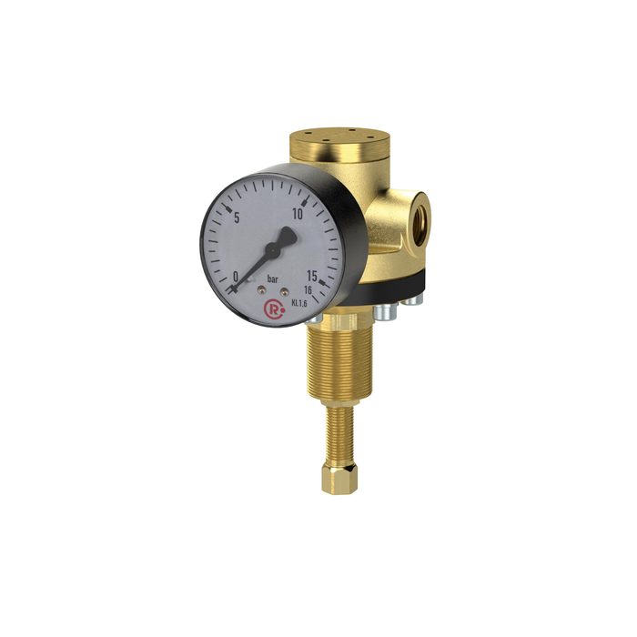 [101147] RIEGLER High pressure regulator 60 bar, G 3/8, Control range 0.5 - 12 bar