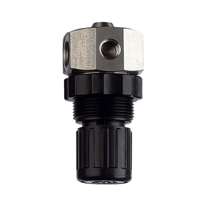 RIEGLER Stainless steel pressure regulator, 1.4571, G 1/4, 0.2 - 6 bar