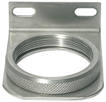 RIEGLER Haltewinkel aus Edelstahl 1.4401 mit Mutter M50x1,5