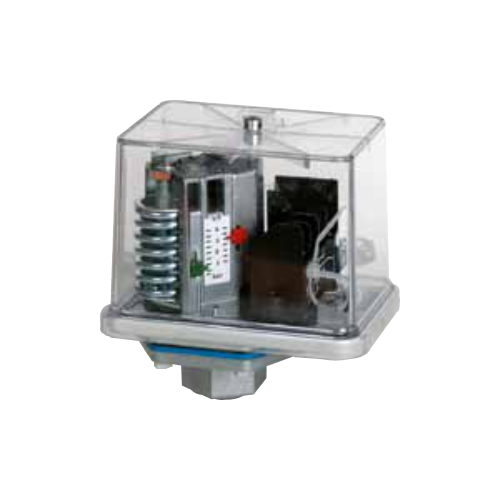 [1010109] TIVAL Pressure switch FF 4-2 DAH G 0,11 - 2 bar 3/8" silumin, gold-plated. Contacts