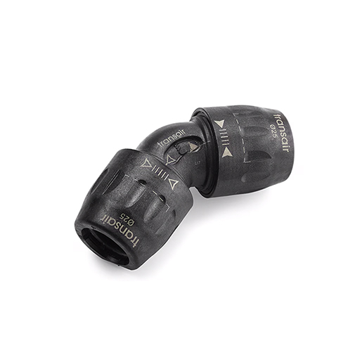 [6612 25 00] Transair Legris Winkel, 25 mm, 45°