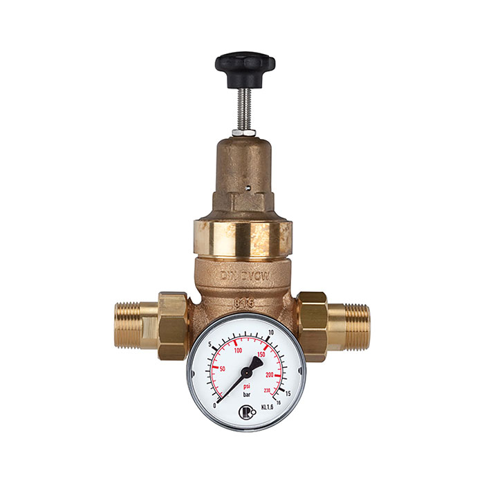 RIEGLER Pressure regulator for potable water, without DVGW, R 1/2