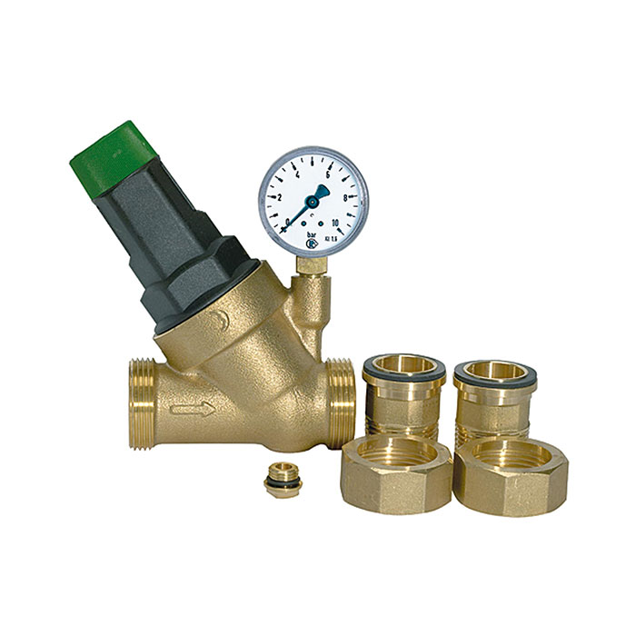 RIEGLER Pressure regulator »Saxonia« for potable water, DVGW tested, R 1