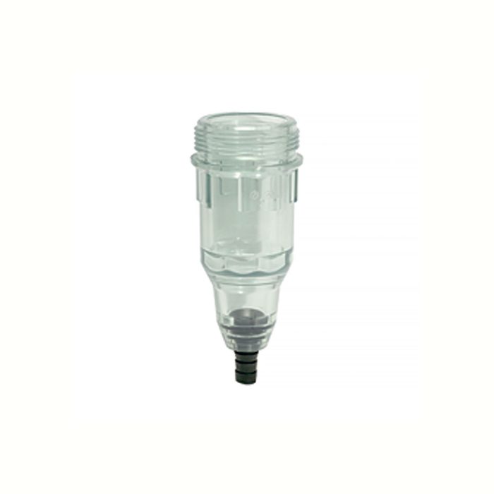 [101413] RIEGLER Plastic container, for back flush filter, R 3/4, R 1 and R 1 1/4