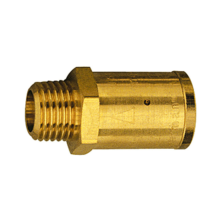 [101514] RIEGLER Pressure reducing valve, G 1/4 i. / o., Set pressure 7 bar