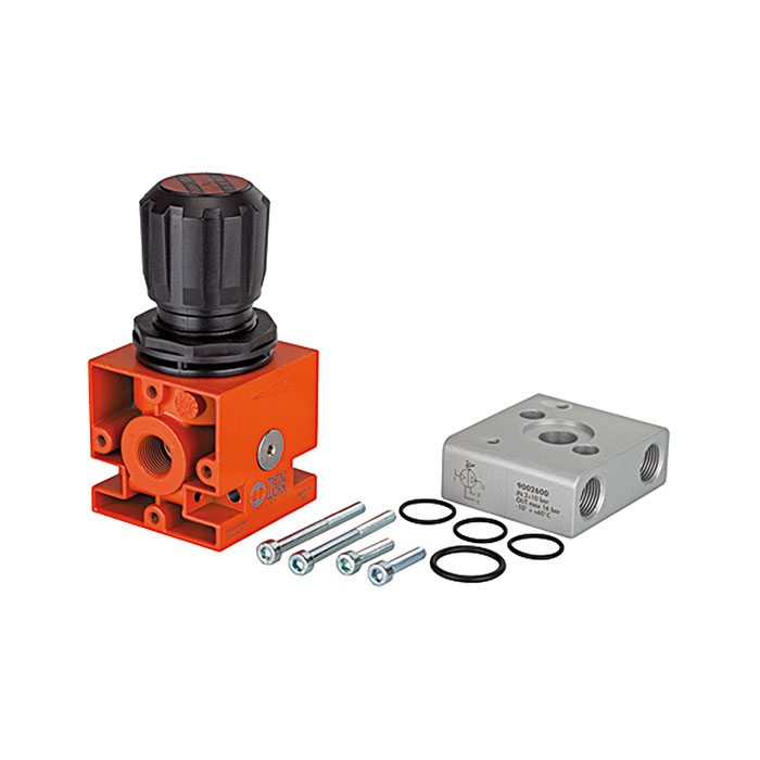 RIEGLER Reglereinheit (Regler+Adapter+Befestigungsteile) für Booster G3/8