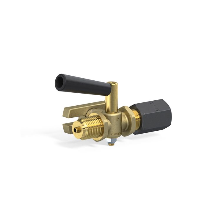 [102657] RIEGLER Block valve pressure gauge, taps - tension sleeve, G 1/2