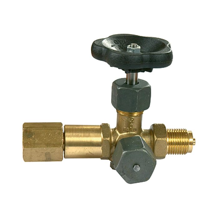 [102670] RIEGLER Blocking valve pressure gauge, taps - rotating bushing, G 1/2