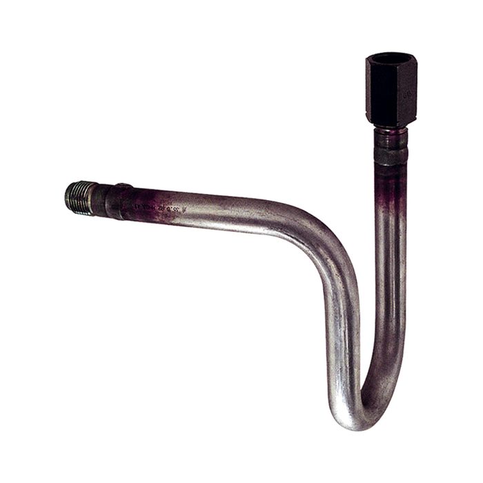 [102675] RIEGLER Syphon in U shape, connection taps, G 1/2, CrNi steel 1.4571