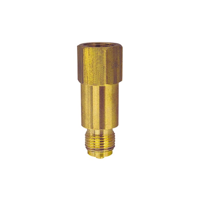 RIEGLER Intermediate piece for measurement device holder, G 1/2, brass