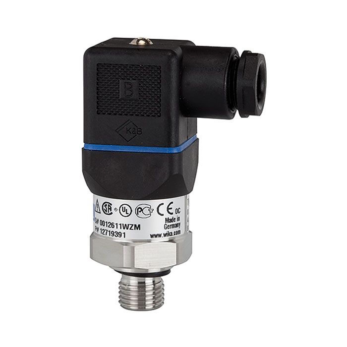RIEGLER Pressure transducer, 0 - 10 bar, G 1/4, CrNi steel 1.4404