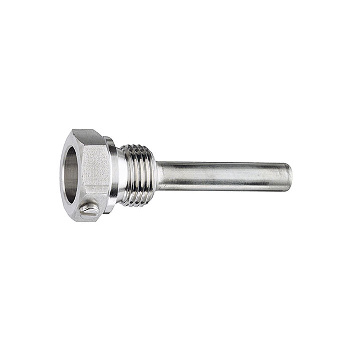 RIEGLER Schutzrohr zum Einschrauben G 1/2, L1 = 100 mm, CrNi-Stahl 1.4571