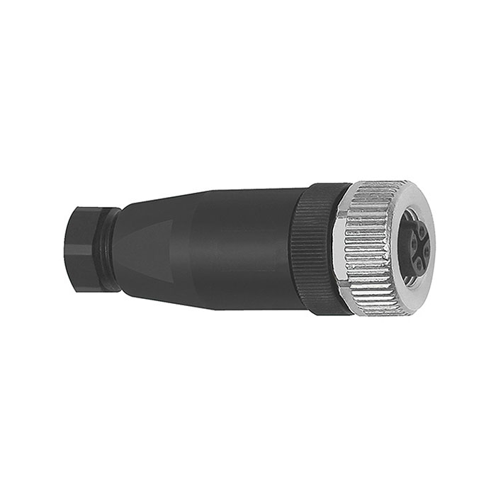 RIEGLER Anschlussstecker gerade, 4-polig, ohne Kabel